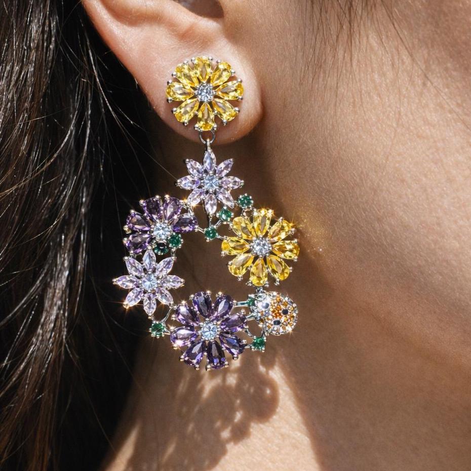 moissanite earrings, diamond earrings, statement earrings, bridal earrings, wedding jewelry, cubic zirconia earrings, luxury earrings, designer earrings, party earrings, cocktail jewelry, gift for her, engagement earrings, trendy earrings, aesthetic jewelry, premium jewelry