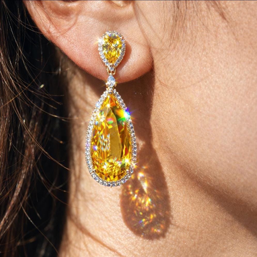 moissanite earrings, diamond earrings, statement earrings, bridal earrings, wedding jewelry, cubic zirconia earrings, luxury earrings, designer earrings, party earrings, cocktail jewelry, gift for her, engagement earrings, trendy earrings, aesthetic jewelry, premium jewelry