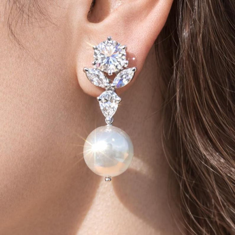 Statement Moissanite Earrings