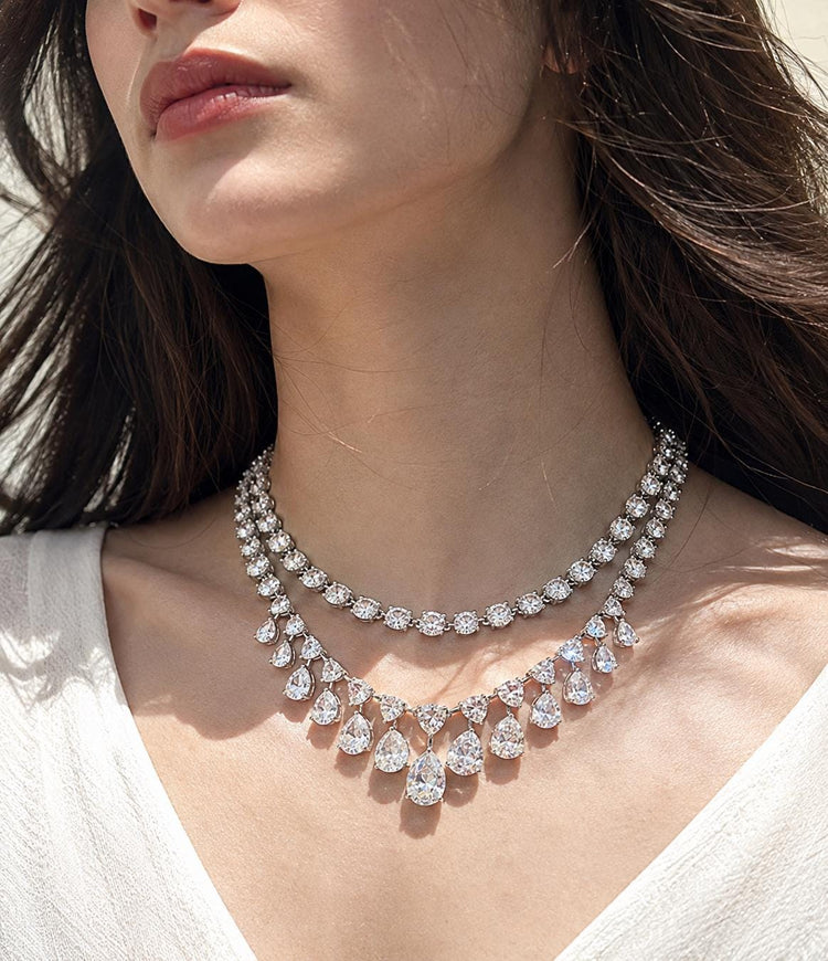 Moissanite Diamond Jewelry Sets