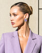 Large Purple Diamond Earrings Green Statement Studs Big Multicolor Mix Stone Lavender Stone Jewelry