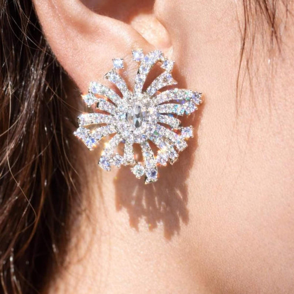 moissanite earrings, diamond earrings, statement earrings, bridal earrings, wedding jewelry, cubic zirconia earrings, luxury earrings, designer earrings, party earrings, cocktail jewelry, gift for her, engagement earrings, trendy earrings, aesthetic jewelry, premium jewelry