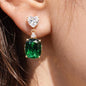 moissanite earrings, diamond earrings, statement earrings, bridal earrings, wedding jewelry, cubic zirconia earrings, luxury earrings, designer earrings, party earrings, cocktail jewelry, gift for her, engagement earrings, trendy earrings, aesthetic jewelry, premium jewelry