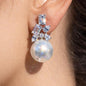 moissanite earrings, diamond earrings, statement earrings, bridal earrings, wedding jewelry, cubic zirconia earrings, luxury earrings, designer earrings, party earrings, cocktail jewelry, gift for her, engagement earrings, trendy earrings, aesthetic jewelry, premium jewelry