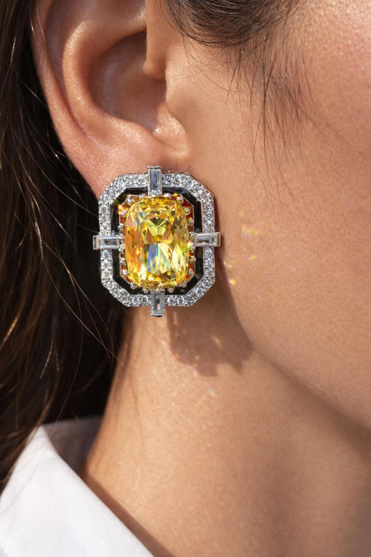 moissanite earrings, diamond earrings, statement earrings, bridal earrings, wedding jewelry, cubic zirconia earrings, luxury earrings, designer earrings, party earrings, cocktail jewelry, gift for her, engagement earrings, trendy earrings, aesthetic jewelry, premium jewelry