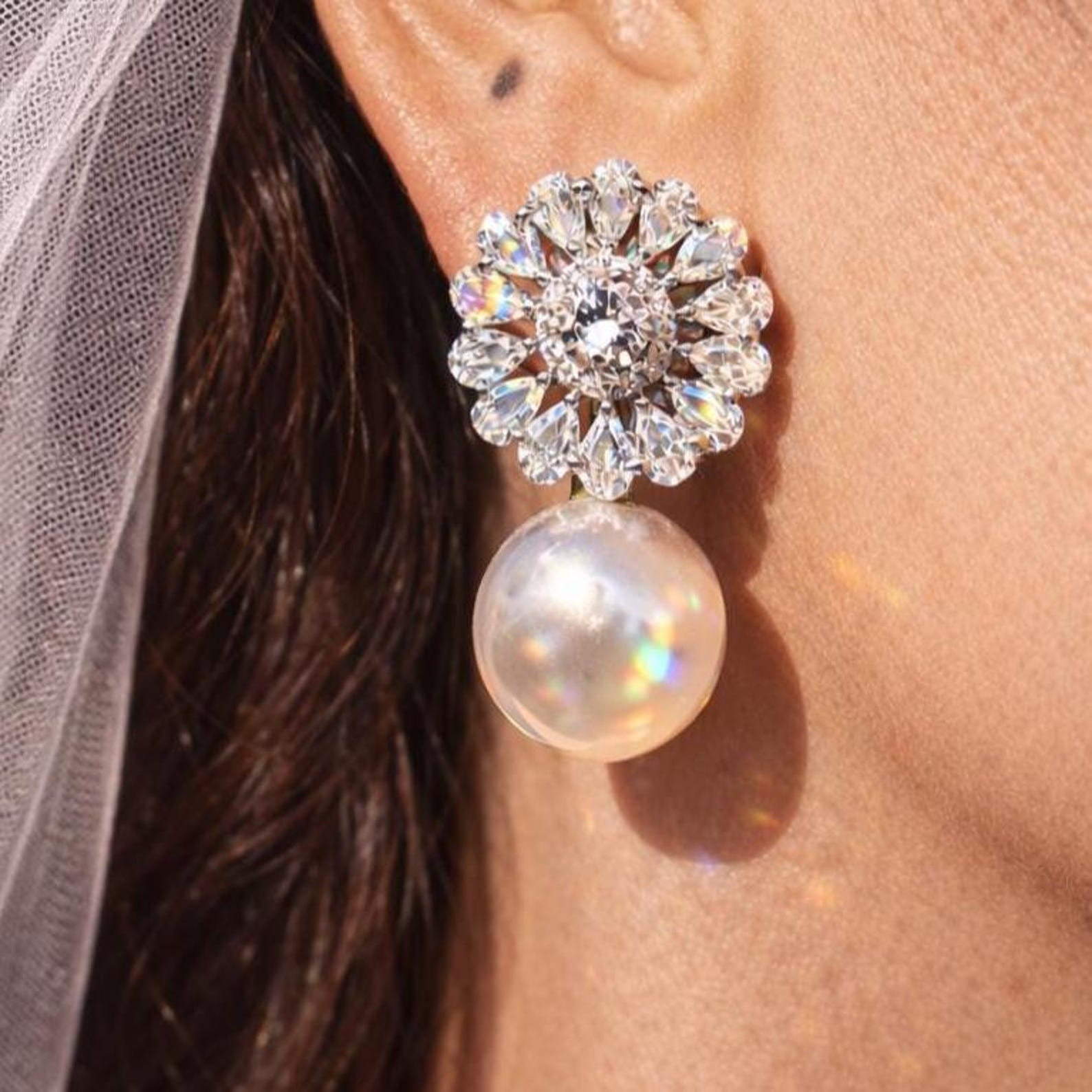 moissanite earrings, diamond earrings, statement earrings, bridal earrings, wedding jewelry, cubic zirconia earrings, luxury earrings, designer earrings, party earrings, cocktail jewelry, gift for her, engagement earrings, trendy earrings, aesthetic jewelry, premium jewelry