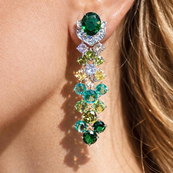 moissanite earrings, diamond earrings, statement earrings, bridal earrings, wedding jewelry, cubic zirconia earrings, luxury earrings, designer earrings, party earrings, cocktail jewelry, gift for her, engagement earrings, trendy earrings, aesthetic jewelry, premium jewelry