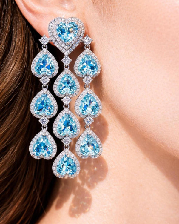moissanite earrings, diamond earrings, statement earrings, bridal earrings, wedding jewelry, cubic zirconia earrings, luxury earrings, designer earrings, party earrings, cocktail jewelry, gift for her, engagement earrings, trendy earrings, aesthetic jewelry, premium jewelry