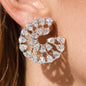 moissanite earrings, diamond earrings, statement earrings, bridal earrings, wedding jewelry, cubic zirconia earrings, luxury earrings, designer earrings, party earrings, cocktail jewelry, gift for her, engagement earrings, trendy earrings, aesthetic jewelry, premium jewelry