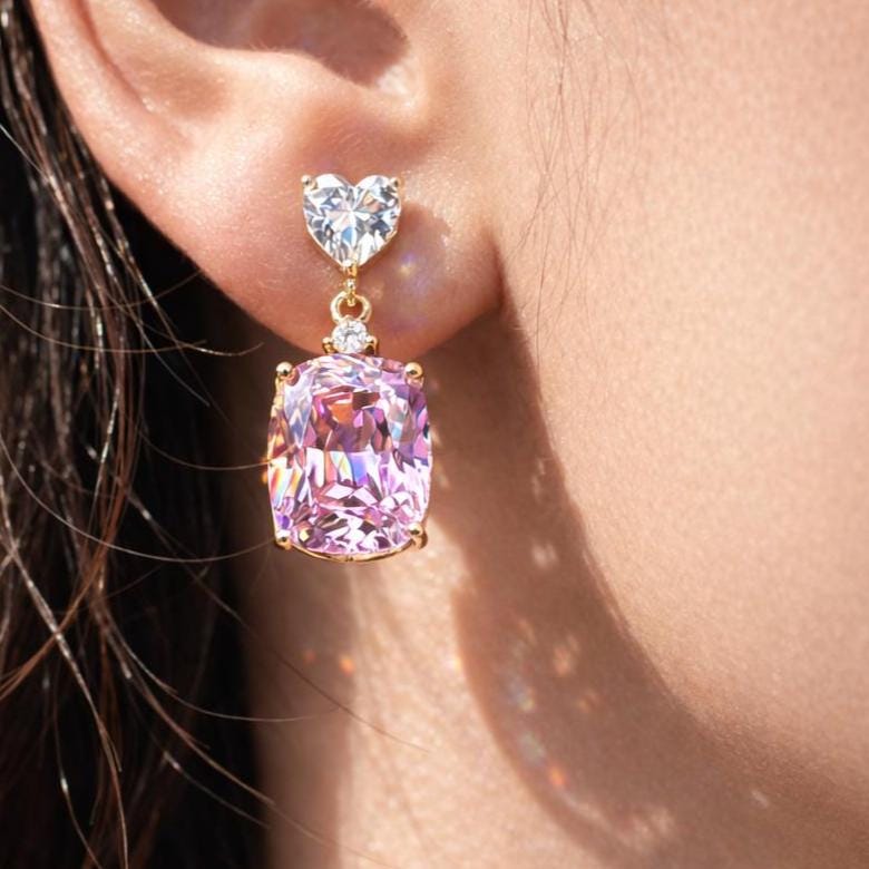 moissanite earrings, diamond earrings, statement earrings, bridal earrings, wedding jewelry, cubic zirconia earrings, luxury earrings, designer earrings, party earrings, cocktail jewelry, gift for her, engagement earrings, trendy earrings, aesthetic jewelry, premium jewelry