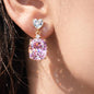moissanite earrings, diamond earrings, statement earrings, bridal earrings, wedding jewelry, cubic zirconia earrings, luxury earrings, designer earrings, party earrings, cocktail jewelry, gift for her, engagement earrings, trendy earrings, aesthetic jewelry, premium jewelry
