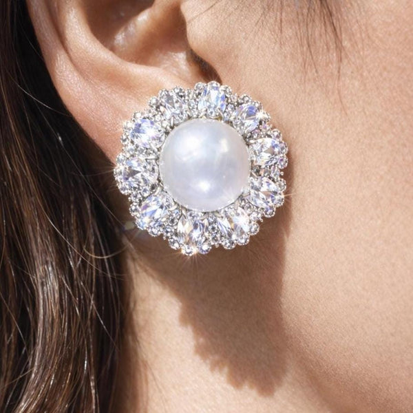 moissanite earrings, diamond earrings, statement earrings, bridal earrings, wedding jewelry, cubic zirconia earrings, luxury earrings, designer earrings, party earrings, cocktail jewelry, gift for her, engagement earrings, trendy earrings, aesthetic jewelry, premium jewelry