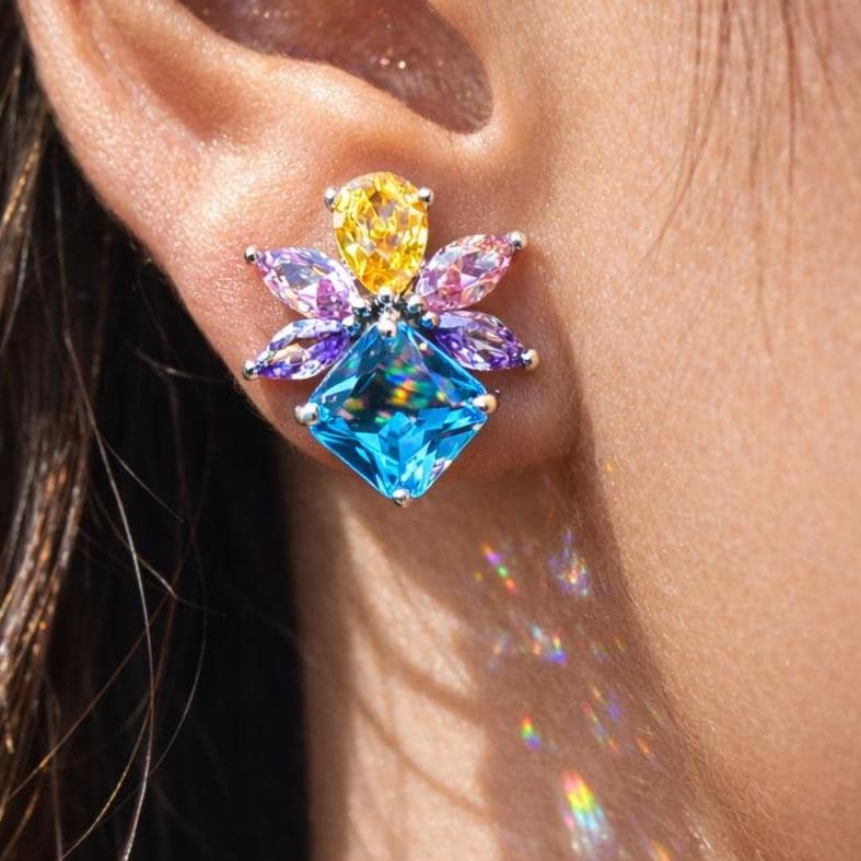 moissanite earrings, diamond earrings, statement earrings, bridal earrings, wedding jewelry, cubic zirconia earrings, luxury earrings, designer earrings, party earrings, cocktail jewelry, gift for her, engagement earrings, trendy earrings, aesthetic jewelry, premium jewelry