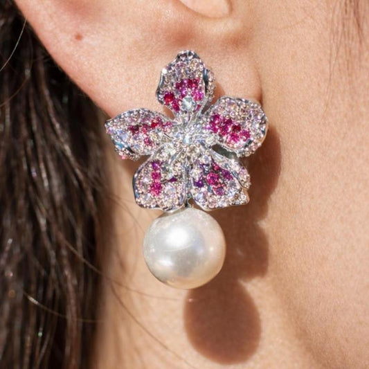 moissanite earrings, diamond earrings, statement earrings, bridal earrings, wedding jewelry, cubic zirconia earrings, luxury earrings, designer earrings, party earrings, cocktail jewelry, gift for her, engagement earrings, trendy earrings, aesthetic jewelry, premium jewelry