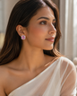 Pink Diamond Earrings Statement Small Studs Cubic Zirconia Moissanite CZ Pink Stone Jewelry Everyday
